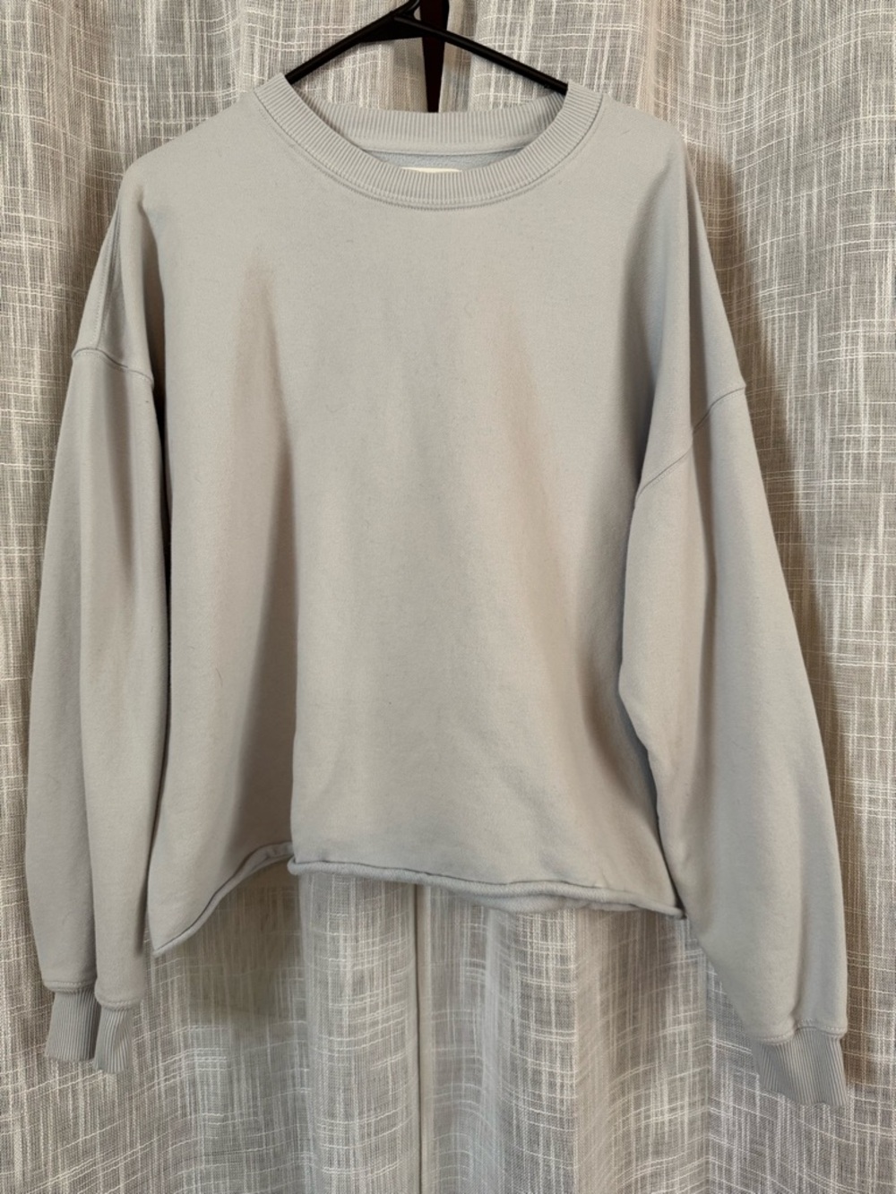 Women's american eagle Crewneck Pullover Sweater - Light blue